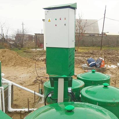 Хозяйственно-бытовой сток - 20 м3 в сутки, инфекционная больница, р. Дагестан, г. Избербаш